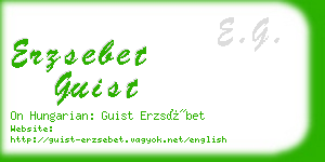 erzsebet guist business card